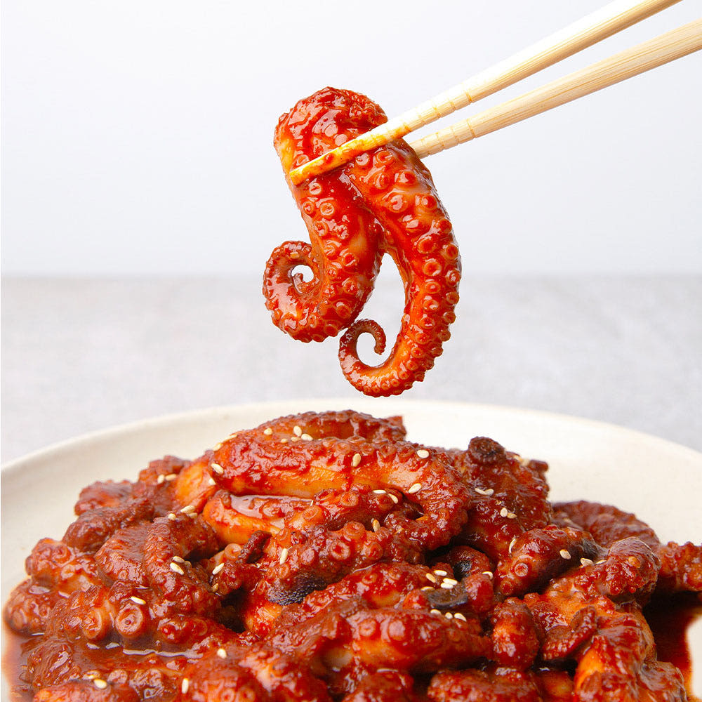 소중한밥상 걸출한 쭈꾸미볶음 450g 1팩 캠핑 밀키트 주꾸미 맛집 : 디자이너푸드
