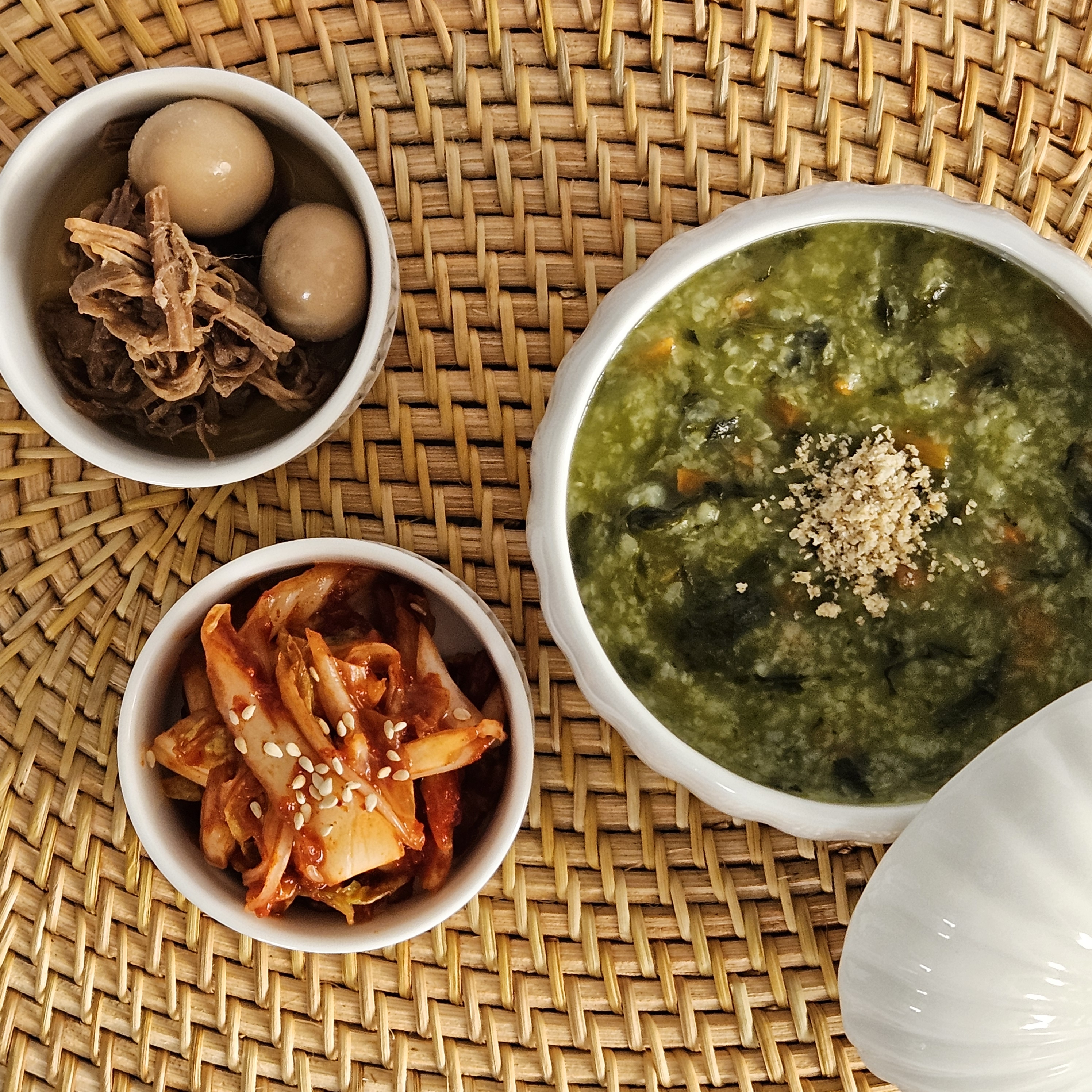 부드러운 생나물 간편죽 곤드레밥집 곤드레죽 260g x 5개 : 김치장인  이재하김치