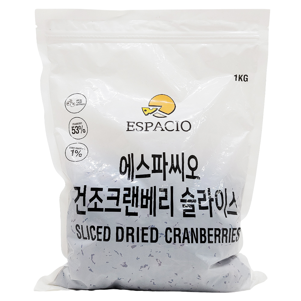 에스파씨오 건조과일 건크랜베리 1kg : 우주식품디씨오피