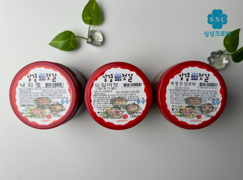 강경 저염 명란젓,낙지젓,오징어젓 500g 반찬 밑반찬 : 싱싱크로바