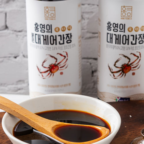 홍영의 선물세트 1호 붉은대게 어간장 백간장 500ml : 커몬드링크