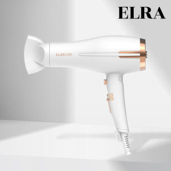 로즈골드 화이트 드라이기 ELRA 감성 디자인 고출력 헤어드라이어 EPD-2202 : 엘라 elra