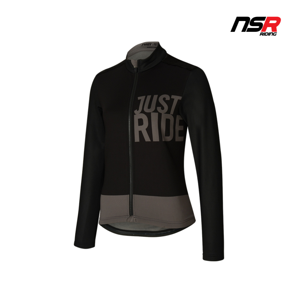 NSR 클럽 저스트 라이드 방풍 자켓 여성 / 자전거 의류 기모 방한 겨울 라이딩복 : NSR 경주점