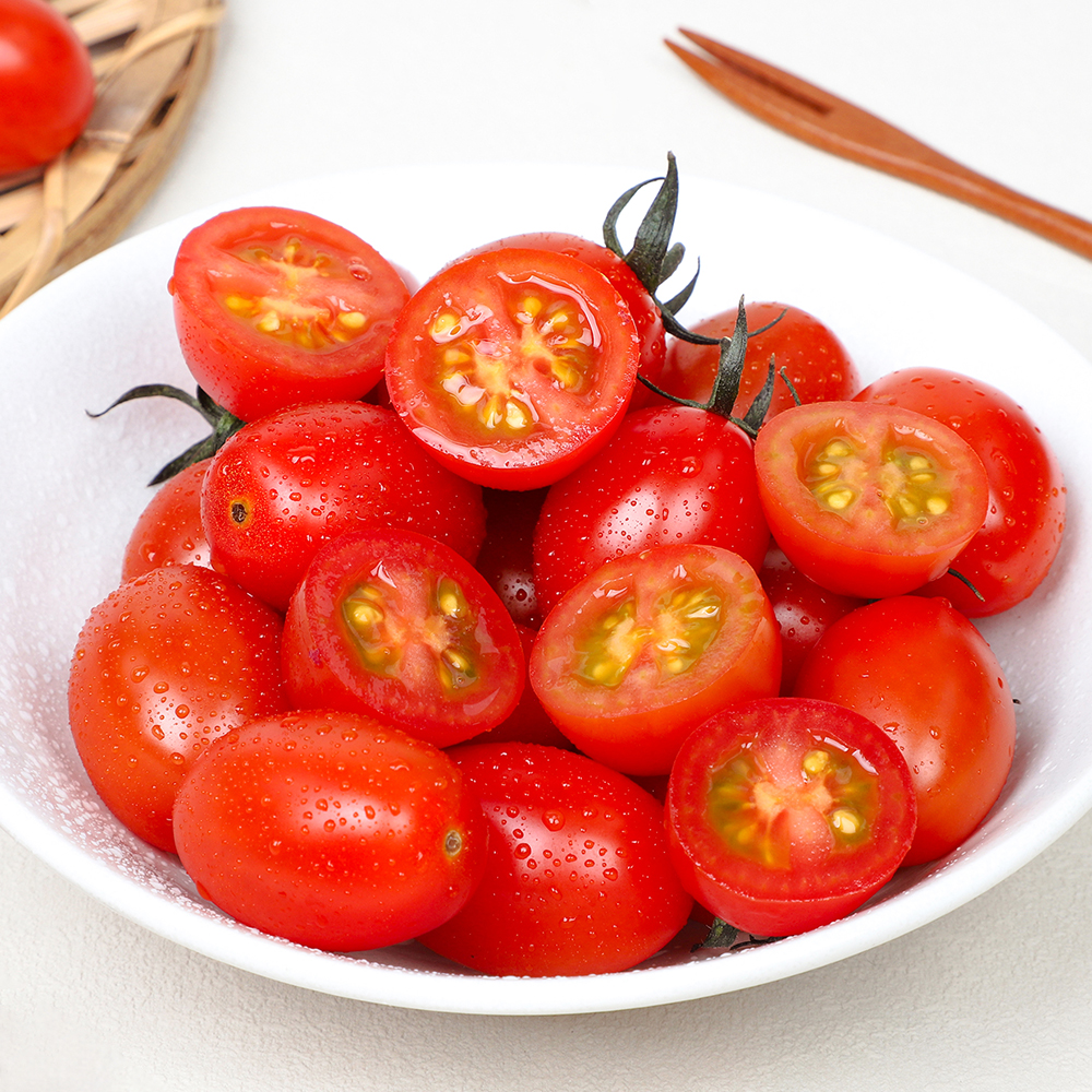 산지직송 국내산 스테비아 대추 방울토마토 샤인마토 토마토 500g : 강신선