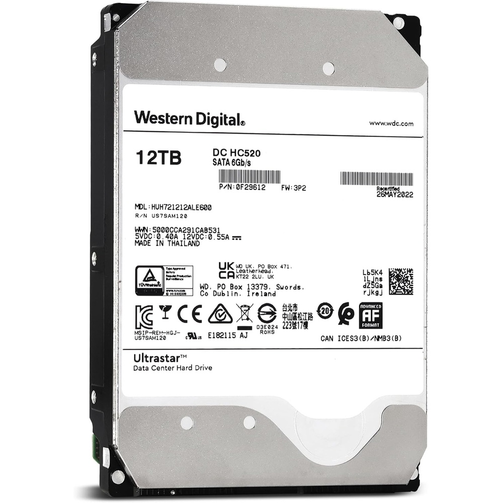 WD 울트라스타 12TB HDD 하드 디스크 : 에스오아이인터내셔널