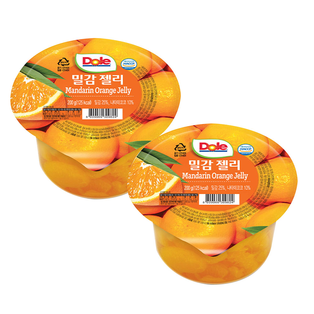 동원 Dole 컵젤리 밀감 200g 2개 : 주식회사라이프마켓