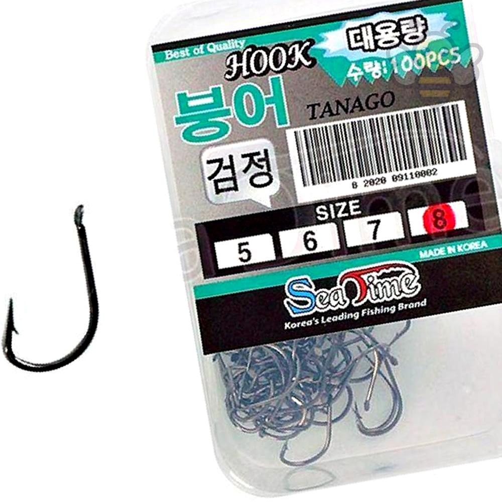 하니스 국내산 붕어 바늘 벌크 대용량 민물낚시 다나고훅 : 하니스토어27