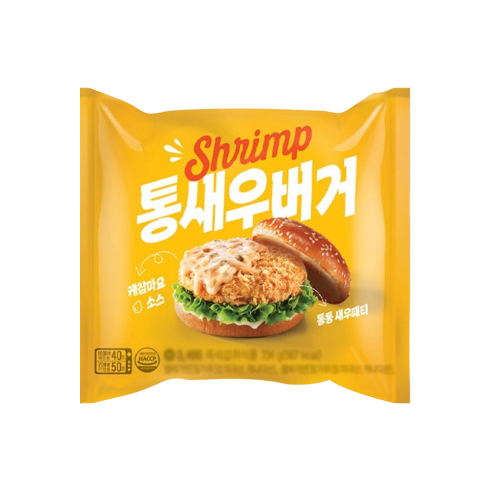 통새우버거 베이커리빵 162g x 1개 : 블리스원샵