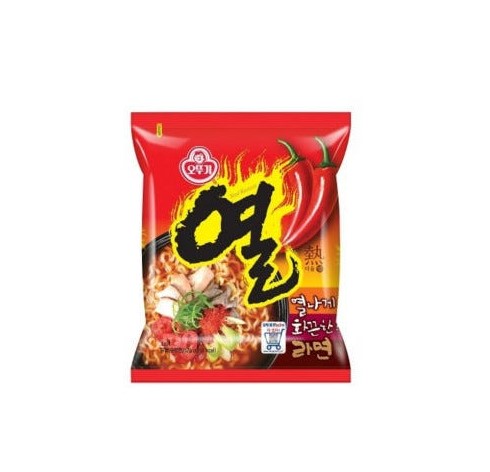 오뚜기 열라면 120g x 10개 (매운맛라면) : 비아이푸드