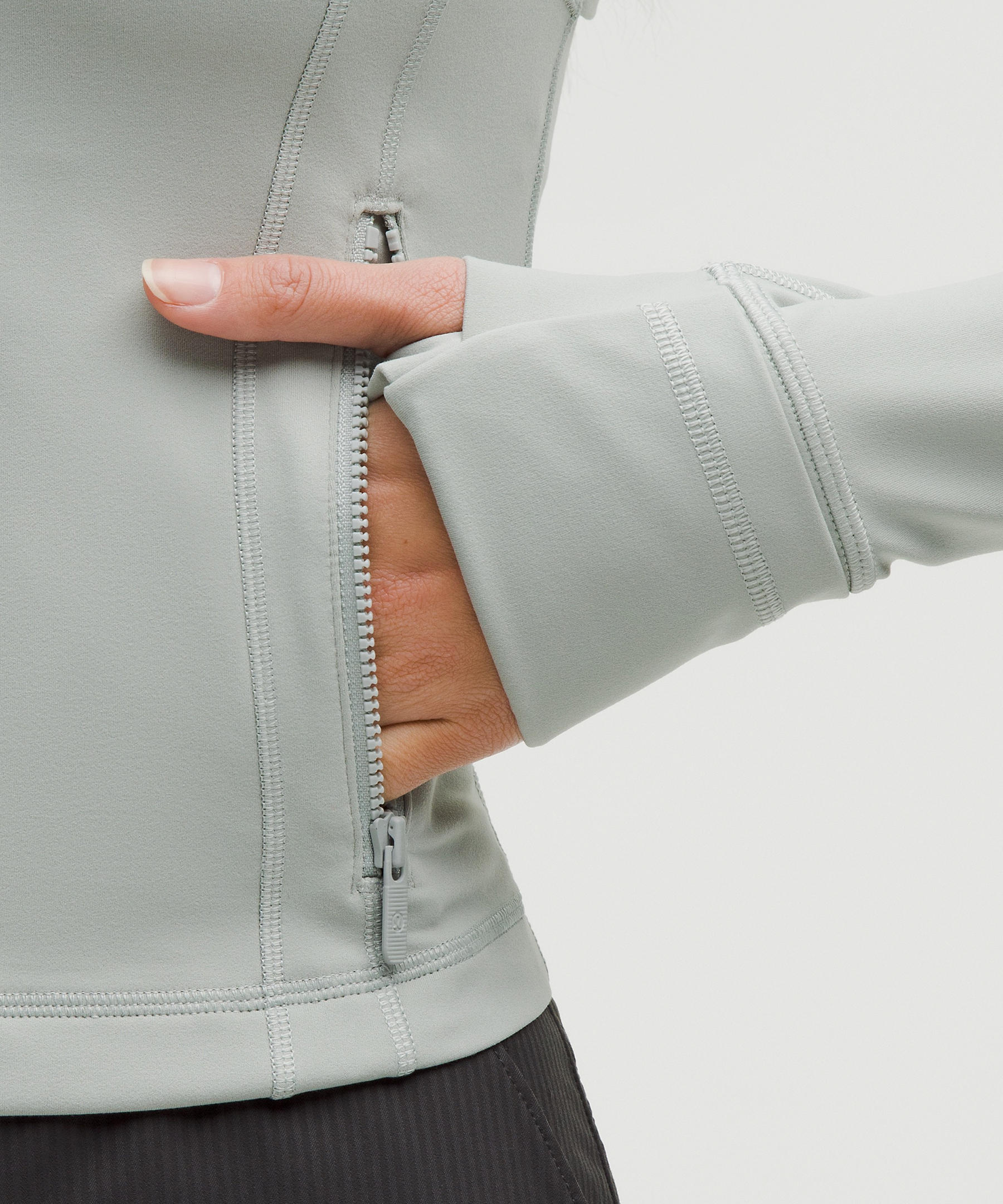 룰루레몬 디파인 크롭 재킷 눌루 Define Cropped Jacket Nulu Jade Grey : 시에나파크