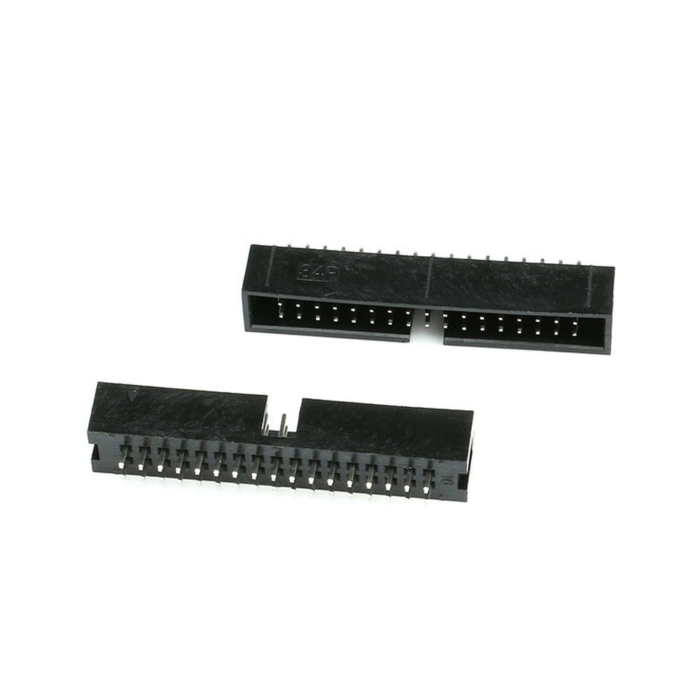 수컷 소켓 스트레이트 IDC 박스 헤더 PCB 커넥터 더블 로우 DC3 딥 10P 20P 26P 34P 40P 핀 2 54mm 피치 10 6P straight : 분당플렉스12