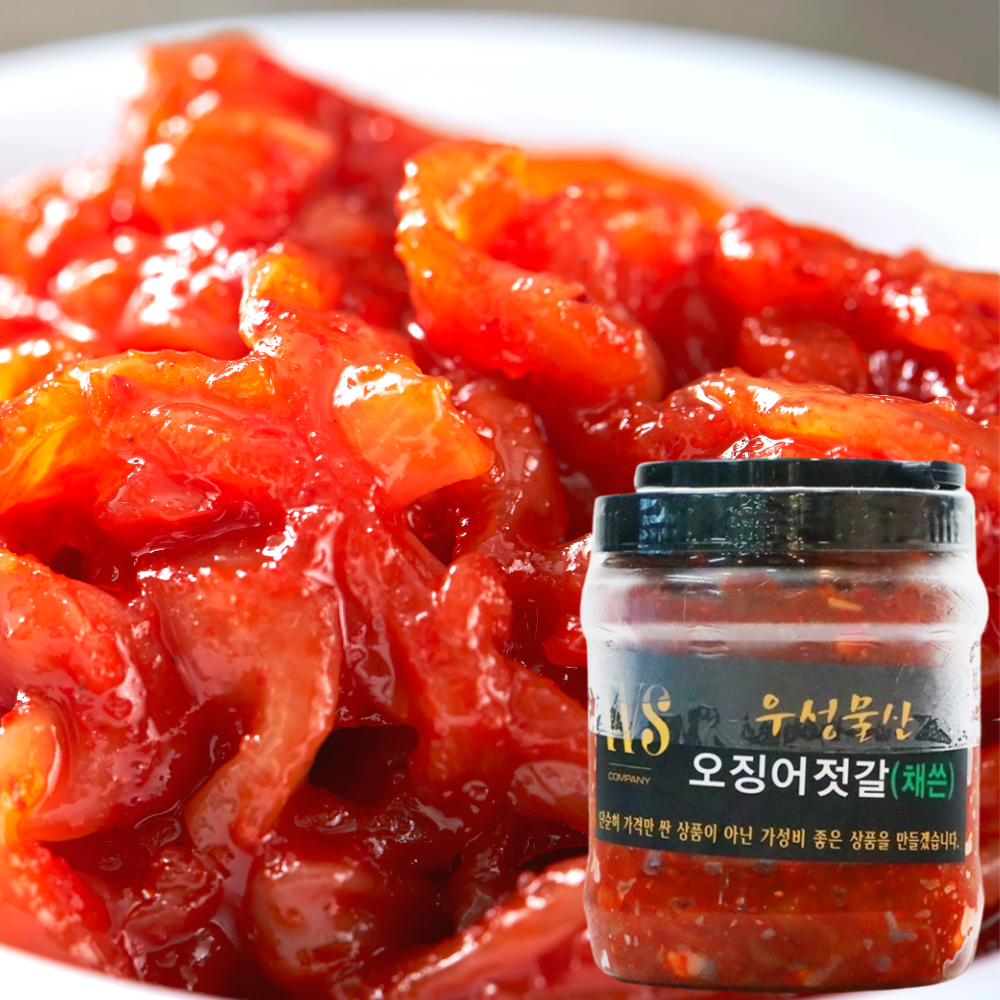 [맛보장 품질보장] 우성물산 오징어젓 G 오징어젓갈 2kg 한번에배송 젓갈 반찬 : 우성물산