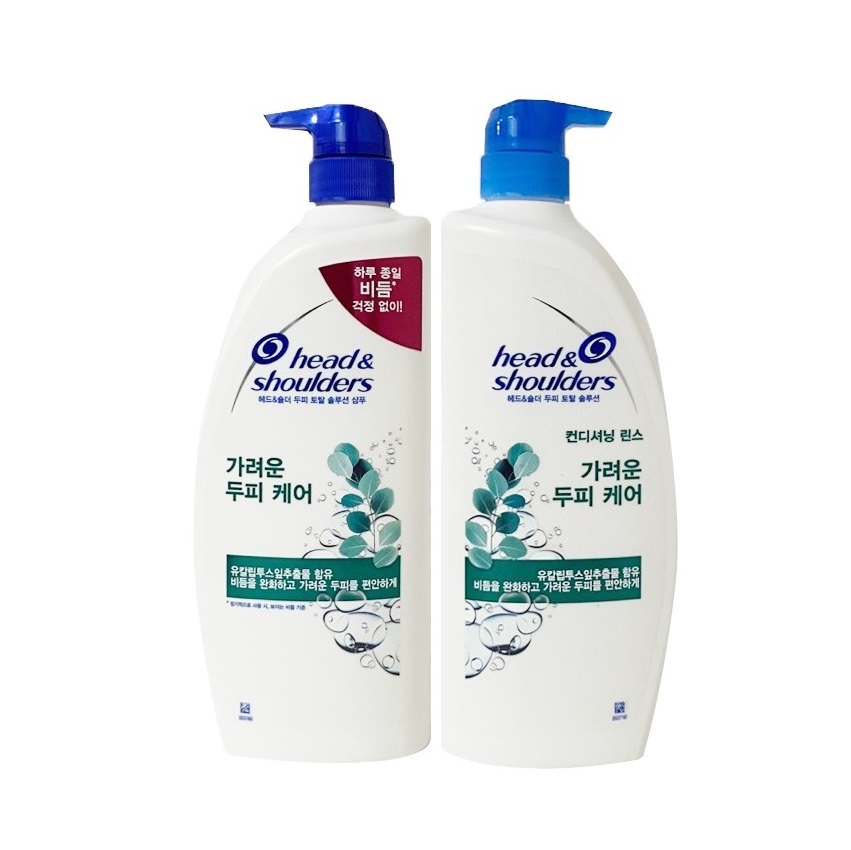 헤드앤숄더 가려운두피케어 샴푸 린스 850ml 두피 토탈 솔루션 : 디에이 샵앤몰