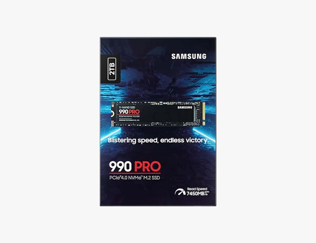 삼성전자 정품 990 Pro NVMe M.2 SSD PCIe 4.0 2TB MZ-V9P2T0BW : 스팟존