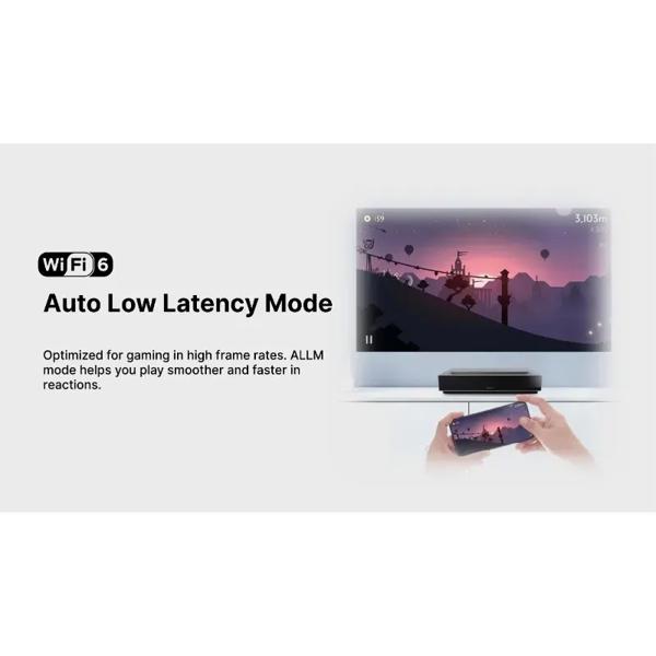 2024 포무비 C3 글로벌 버전 시네마 엣지 UST 프로젝터 4K UHD 2100 ISO 루멘 단초점 레이저 DLP 프로젝터 : 옴니비즈2