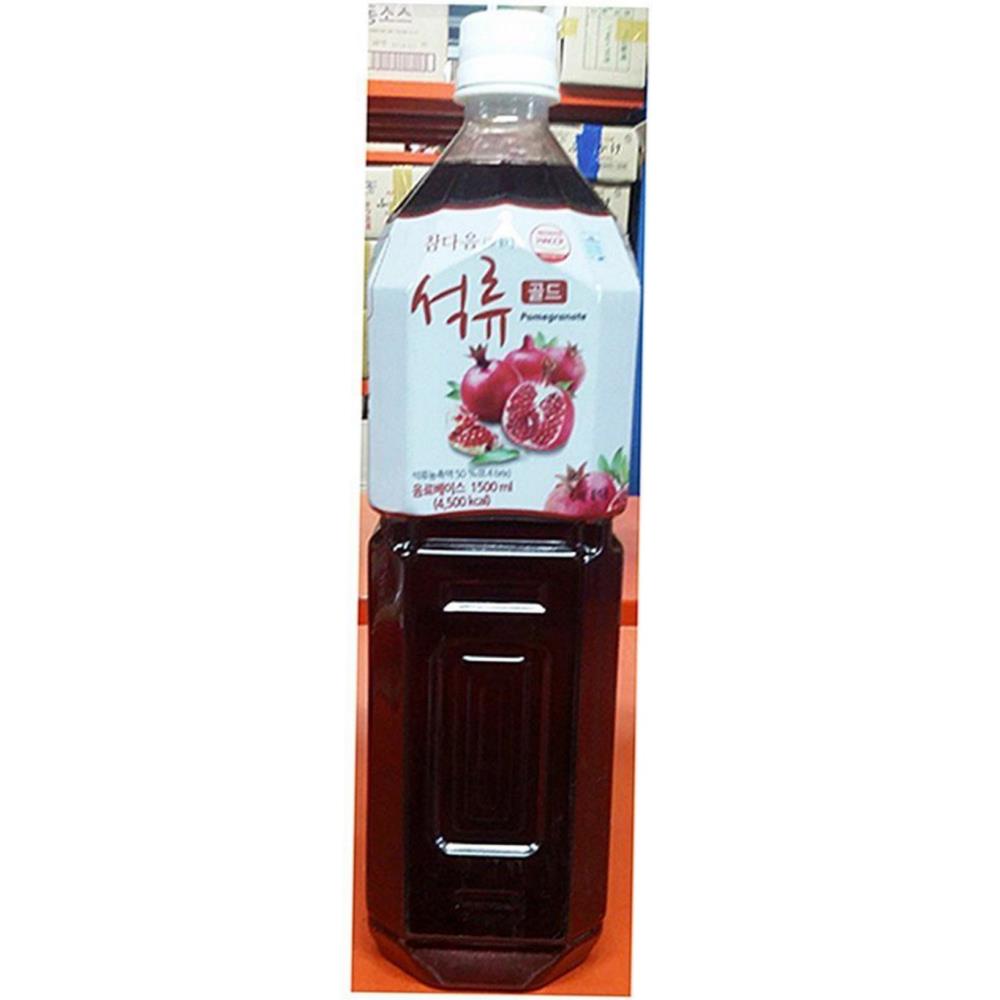 석류 농축액 참다음 1.5k x8 식자재 업소용 식재료 식당용 대용량 단체 급식용 : 보이저상회