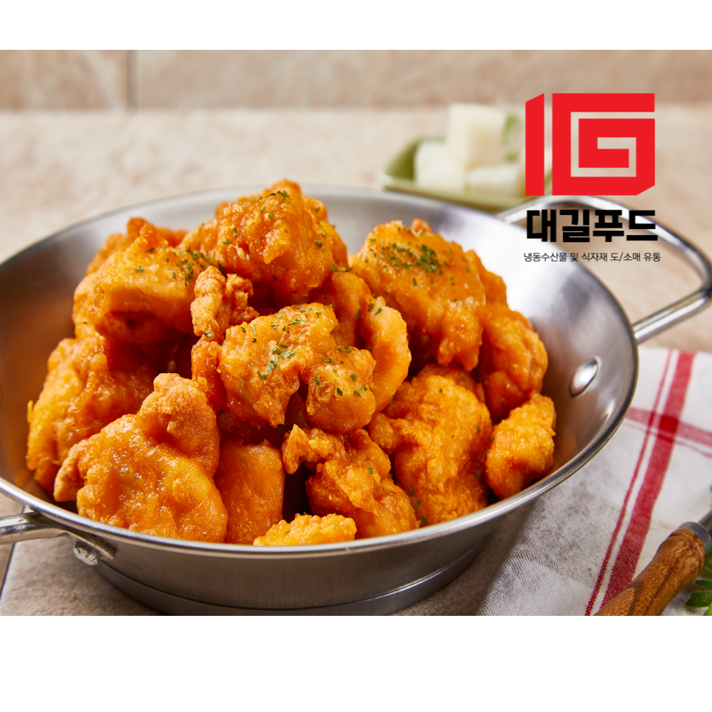 맘스터치 가라아게 치킨가라아게 1kg 대용량 시그니처 순살치킨 : 대길푸드