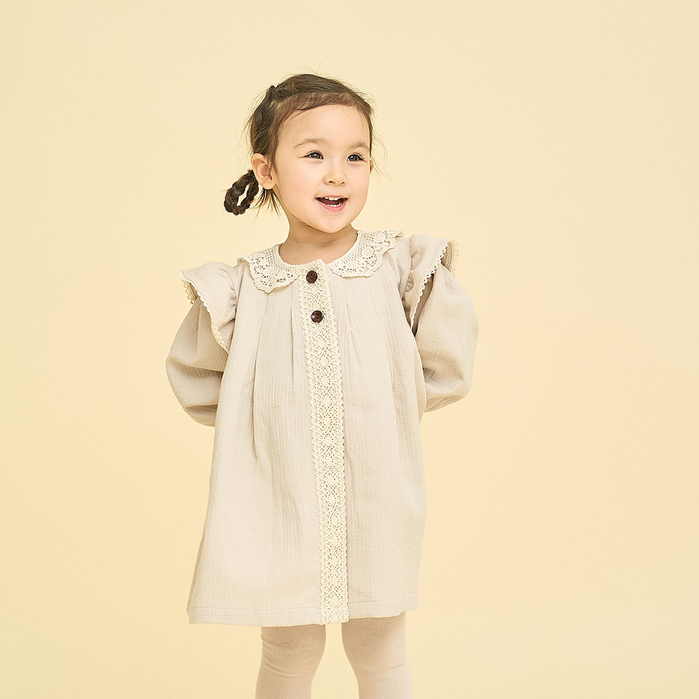 (대여) 오트밀 크림 봄 돌촬영의상, 시밀러룩, 가족사진의상, 패밀리룩 : with 엔젤린