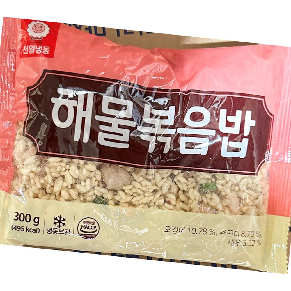 천일 해물 볶음밥 300gx2 식자재 업소용 식재료 식당용 대용량 단체 급식용 분식재료 : 늘 건강생활