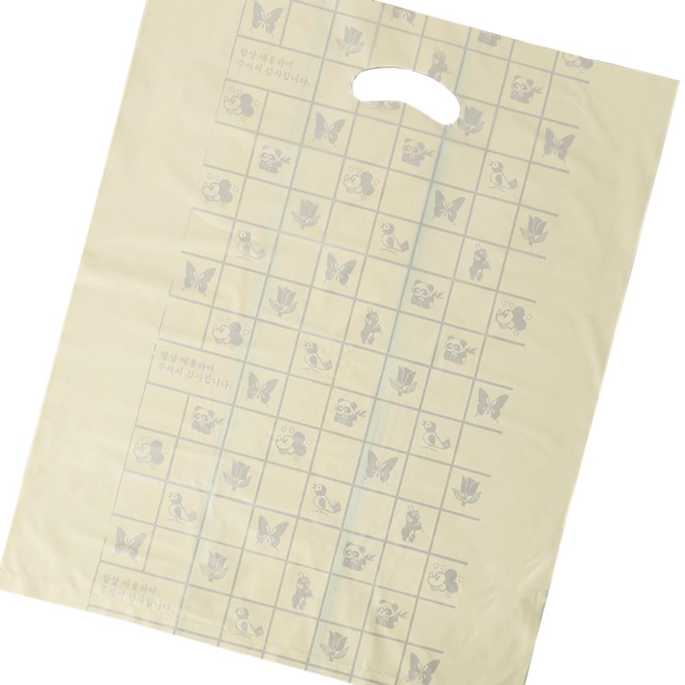 세영마켓 100p 양장비닐봉투 노랑 40x50cm 비닐포장봉투 포장비닐 : SY트레이드