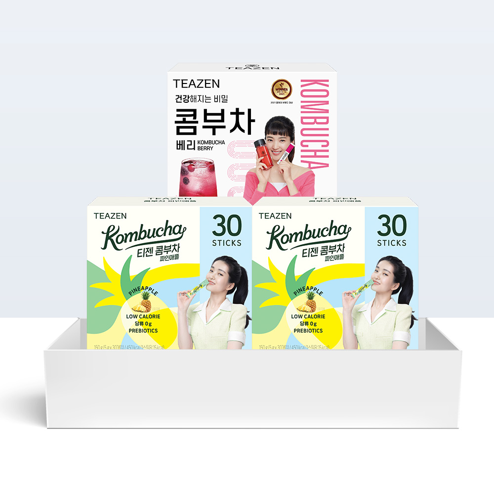 티젠 콤부차 파인애플+베리(90스틱) : 티젠 공식쇼핑몰
