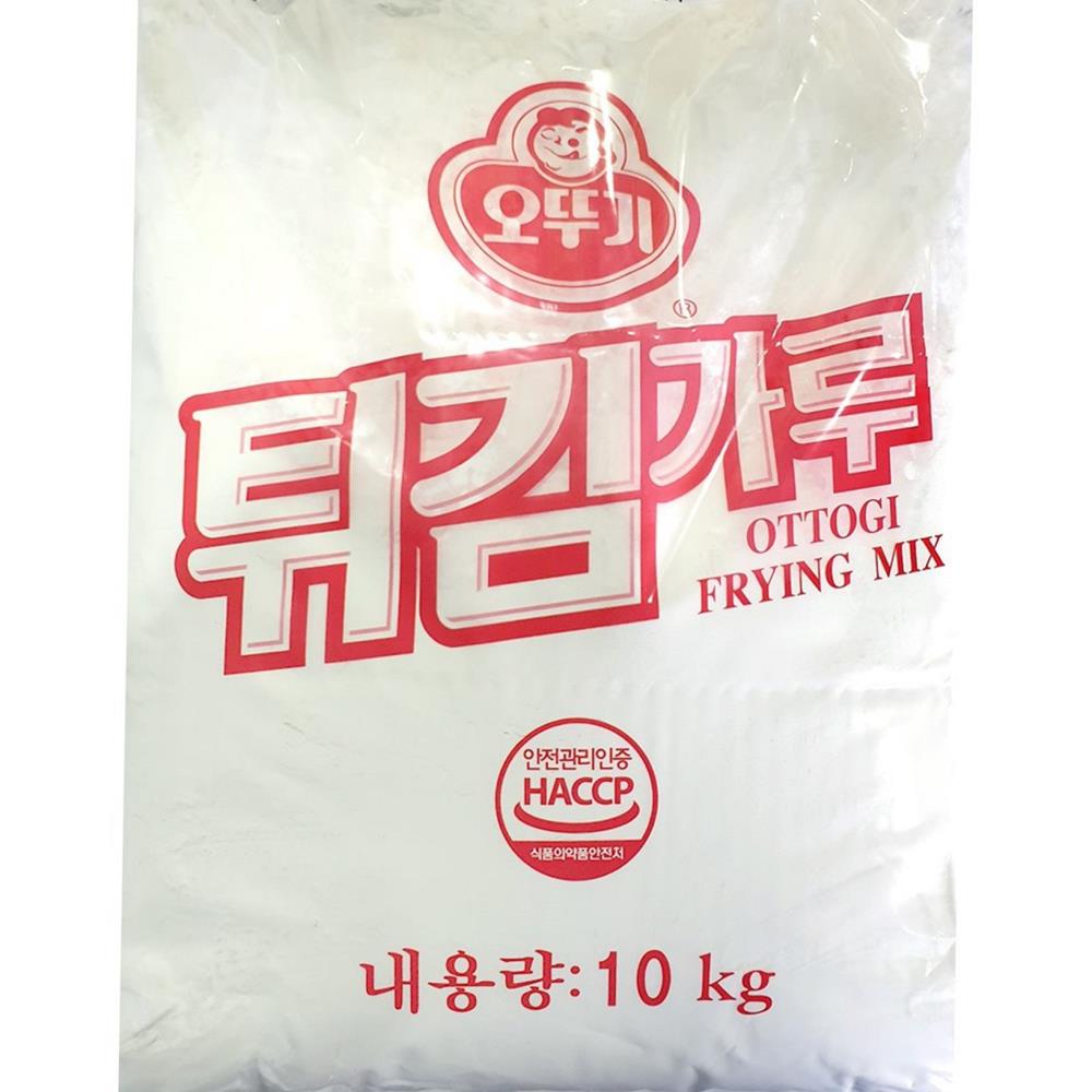 튀김가루 오뚜기 10k 식자재 업소용 식재료 식당용 대용량 단체 급식용 : 보이저상회