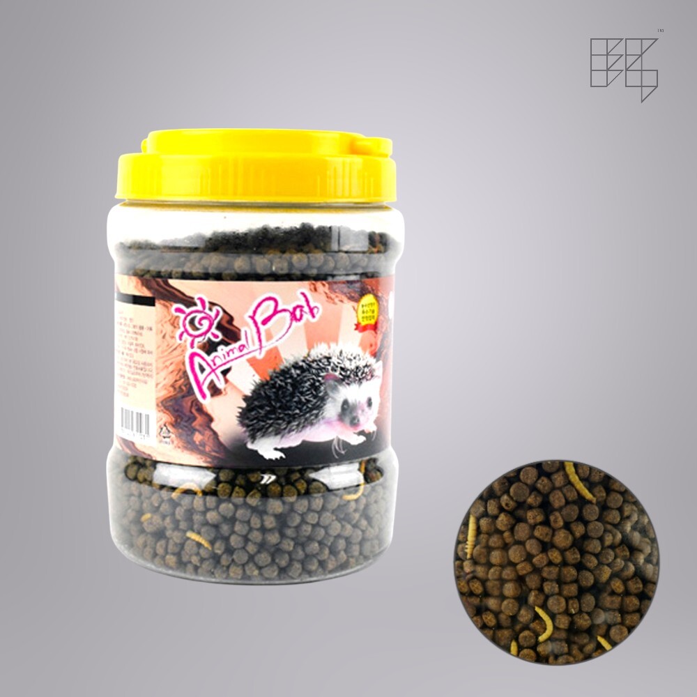 더탁스 고슴도치 사료 830g 밀웜 혼합 사료 영양 애완용 고슴도치 소동물용품 : 곰돼지파파몰