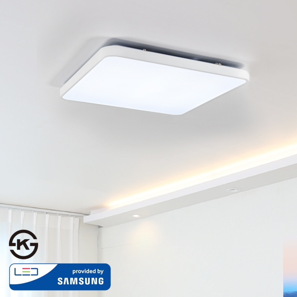 LED 사각 방등 설치가 쉬운 LED 방등 삼성LED칩 조명 : 반짝반짝샤인