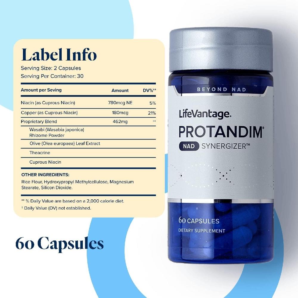 라이프밴티지 프로탄딤 NAD 시너지저 60캡슐 LifeVantage Protandim NAD : 모드리펫