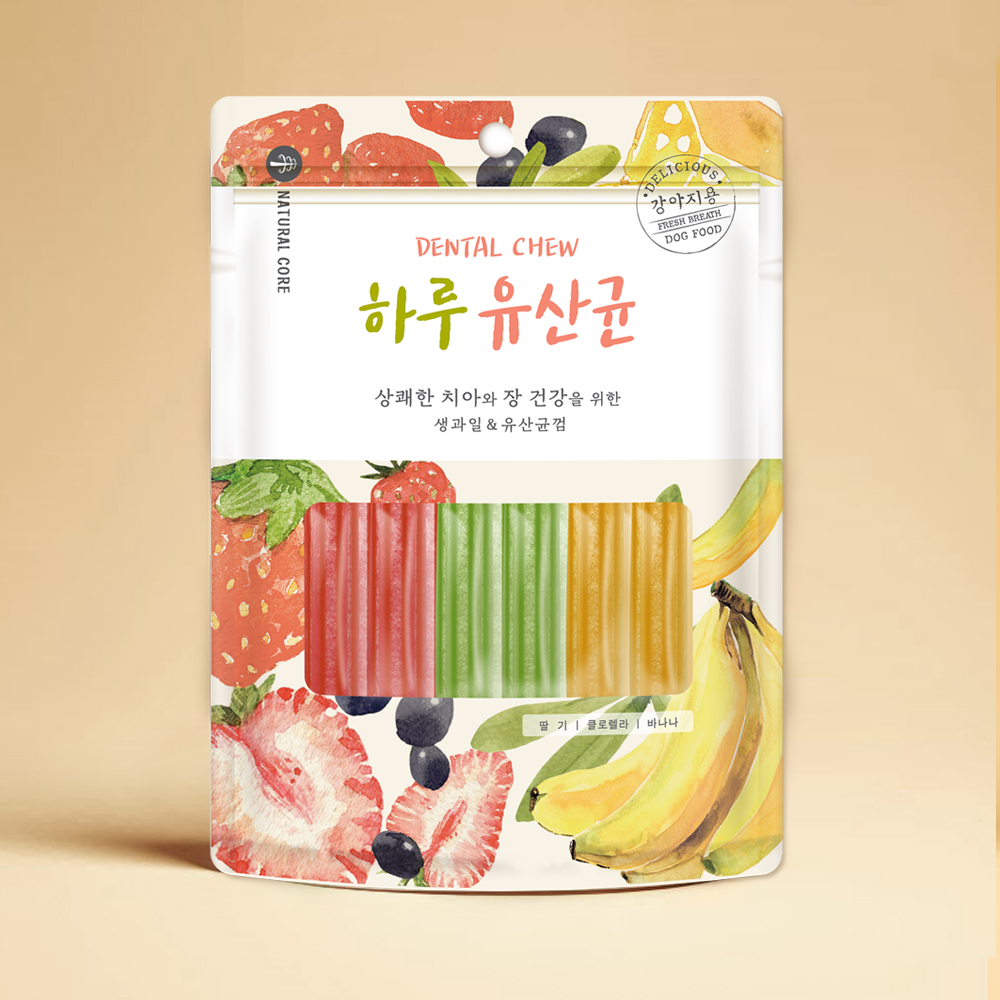 네츄럴코어 하루유산균 12p 과일, 72g, 1개 : 멍멍마블