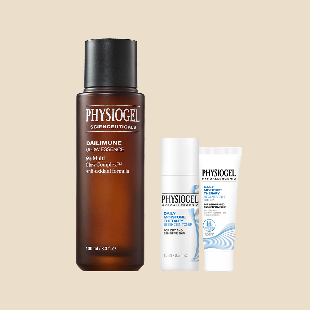피지오겔 수티컬즈 글로우에센스 100ml 1개 + 에센스인토너15ml + 리젠크림10ml 증정 : 피지오겔 공식몰
