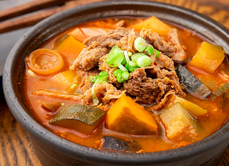 [해와바다] 장터 맛있는 차돌 된장찌개 400g : 재형인터내셔널