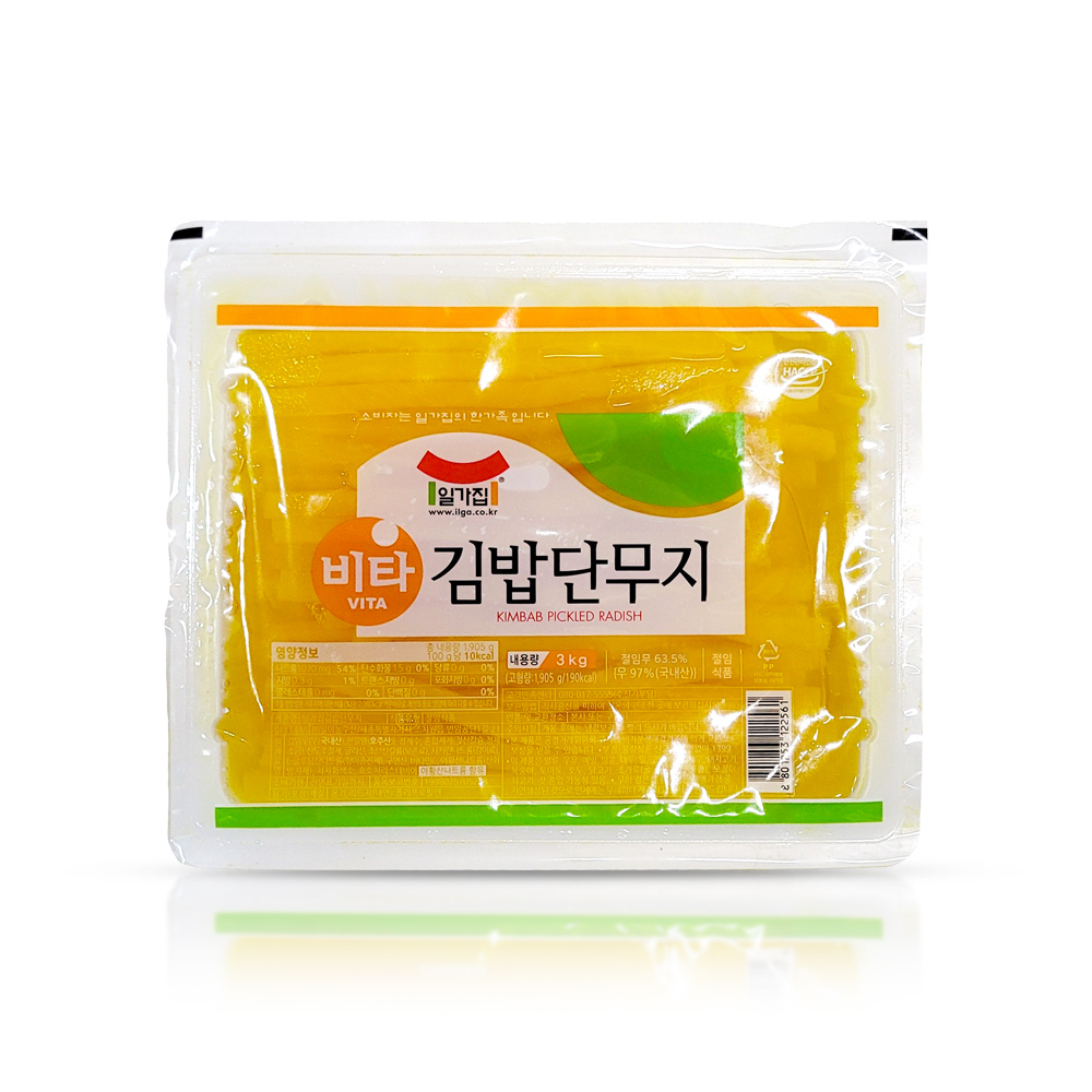 일미 비타 김밥단무지 3kg : 꽁지삼촌