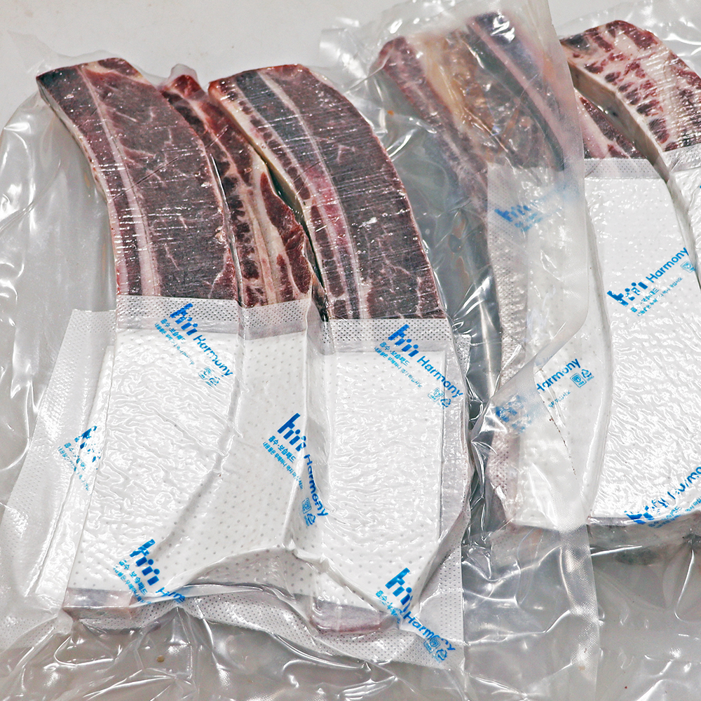 우대갈비 롱컷 반컷 1kg 대패우대갈비 반컷팅 500g 678번 오직 꽃갈비만 사용 : 회장님고기