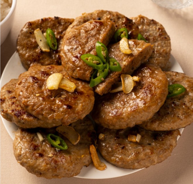 송정역 수제떡갈비 80G 10개 20개 고기 간편식 혼밥 맛있는소스 육즙 육향 에어프라이어 전자레인지 후라이팬 : 지니인터내셔날