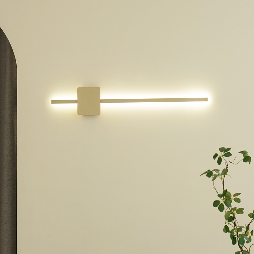LED 10W 스트로우 벽등 (2 type) / 인테리어벽등 카페 매장 호텔 포인트등 계단 복도 벽부등 골드 4000K 주백색 : 산본문화조명