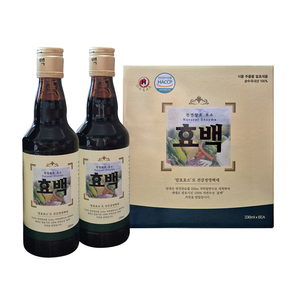 효백 소화효소 과채효소 천연 발효 초록효소 : 초록효소
