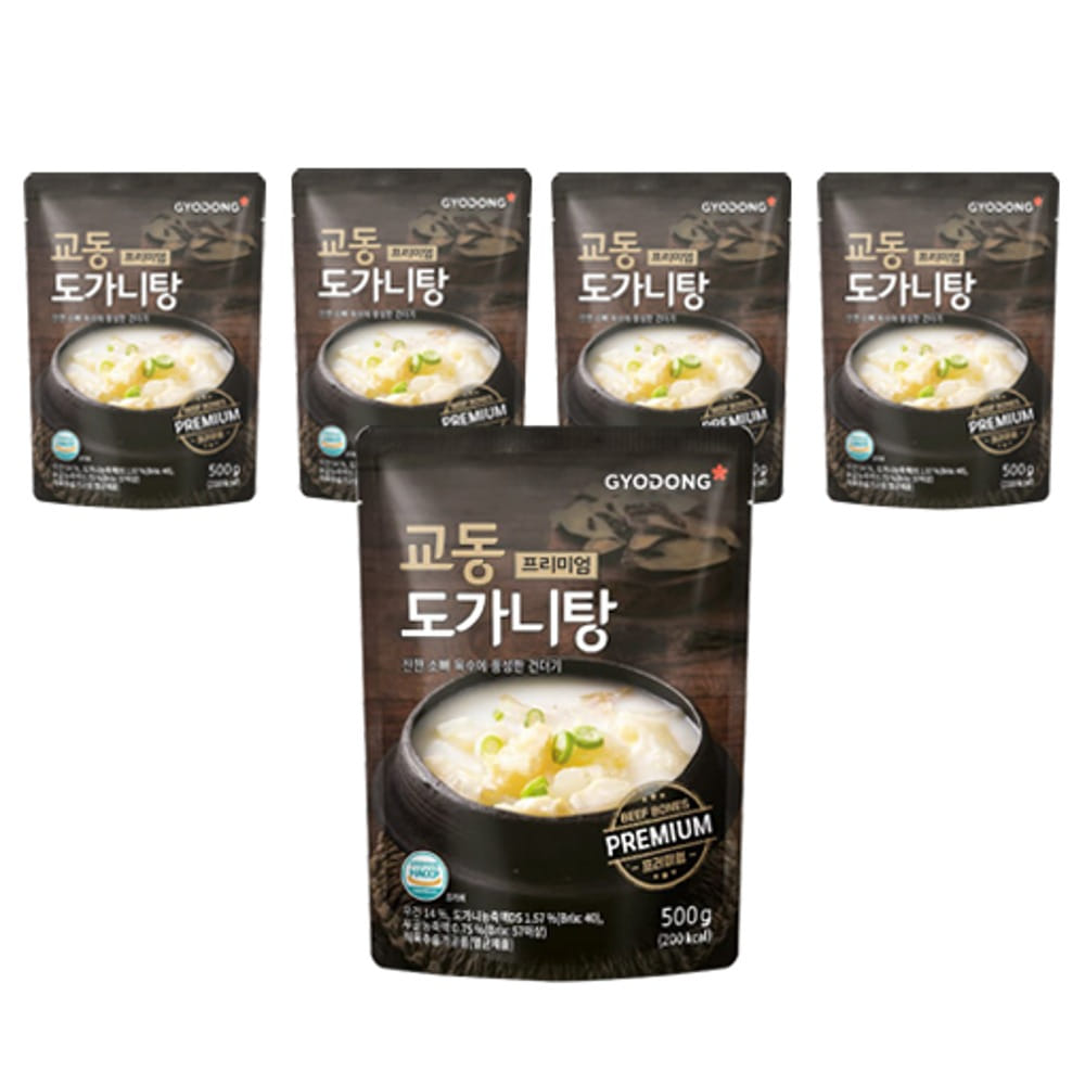 교동 도가니탕 600gX5개 : 꽁지삼촌