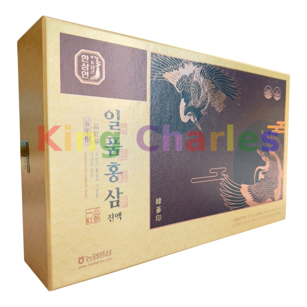 트레이더스 한삼인 일품 홍삼 진액 40ml x 30포 선물세트 / 진세노사이드 홍삼스틱 : 킹찰스