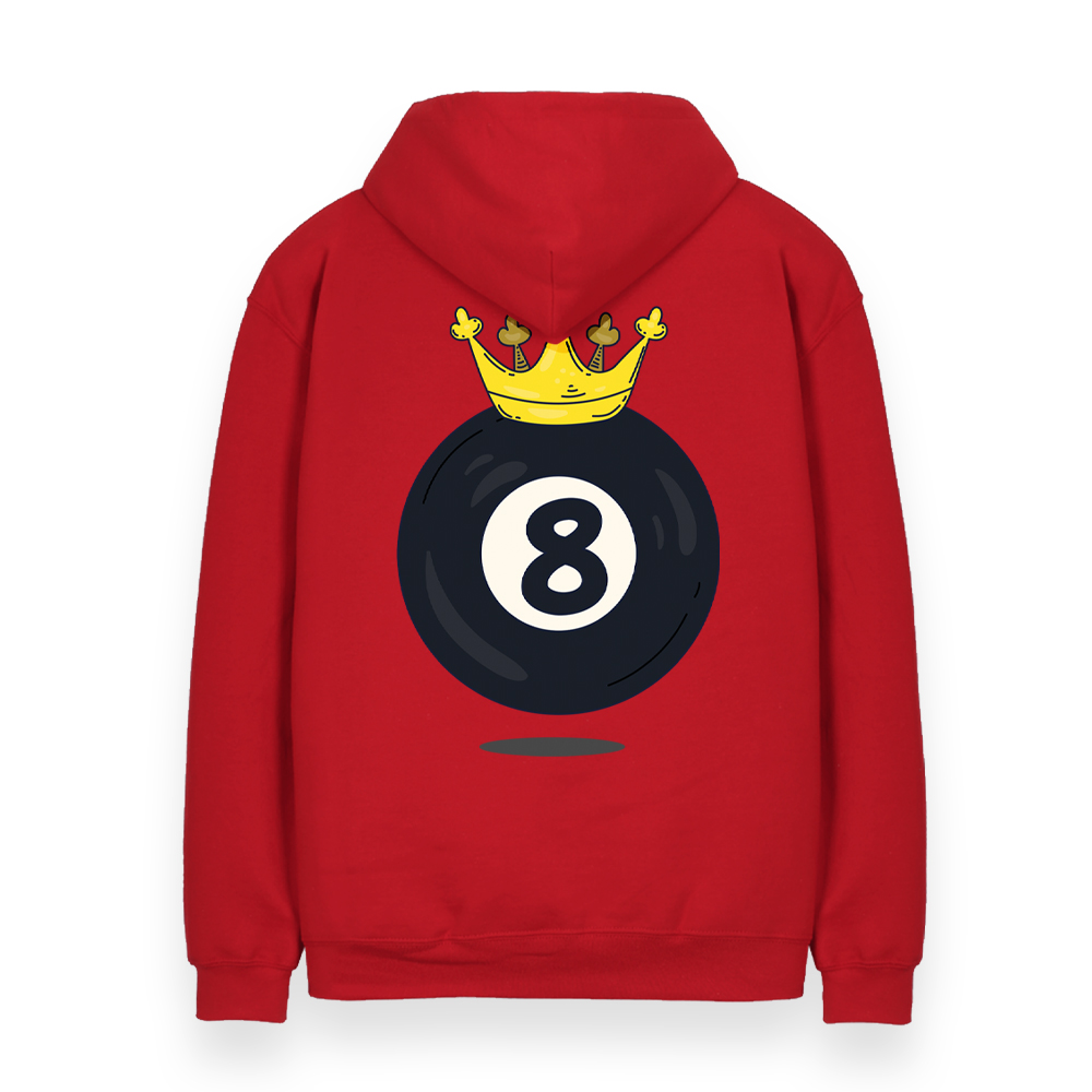 KING 8 BALL BIG GLIDE 기모 후드 레드 USA핏 오버핏 빅사이즈 : 미드타운서프스토어