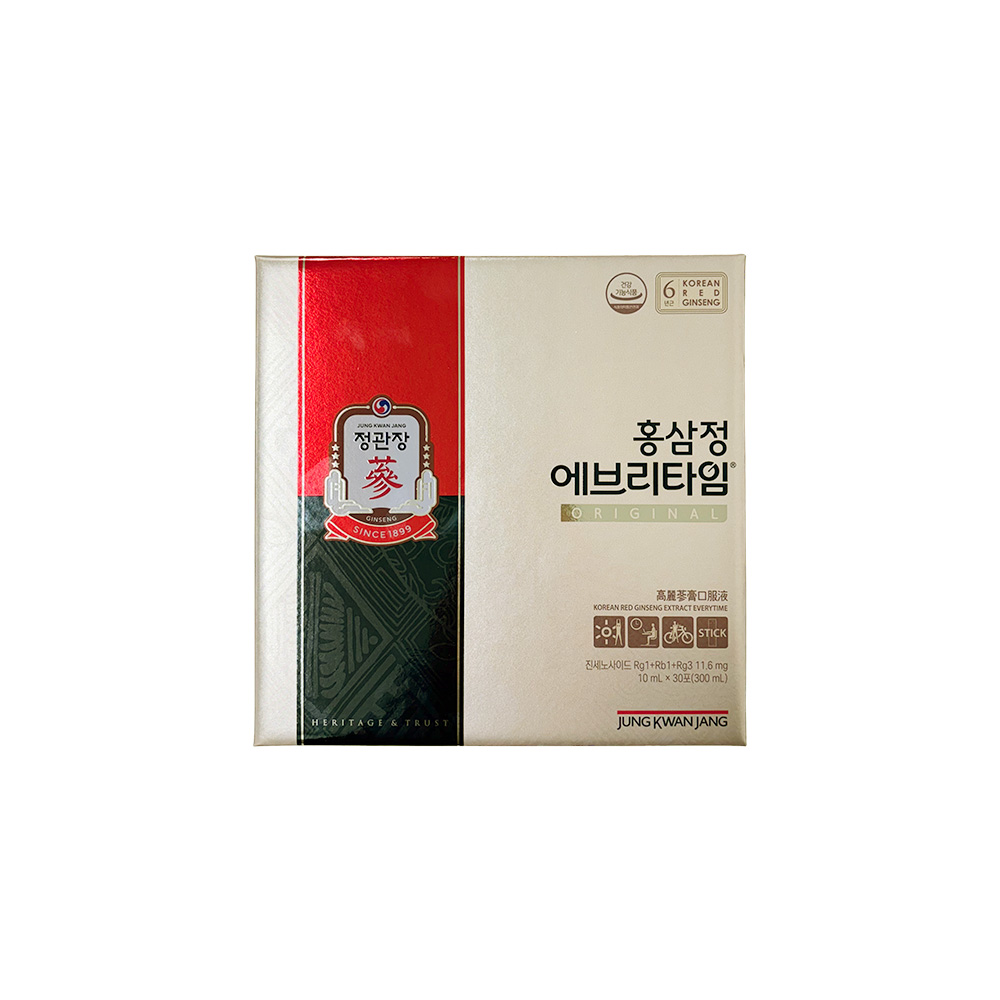 정관장에브리타임 오리지널 홍삼정 부모님 선물 홍삼스틱+건강차 1ea 30포, 1개 : 굿나잇스킨
