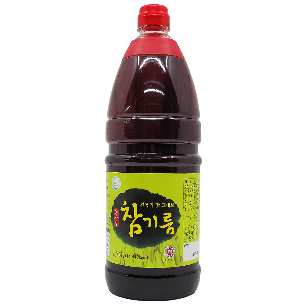농가집 참기름 1.75L : 우주식품디씨오피