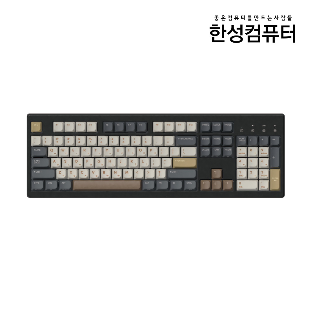 한성 TFG Cloud CF 듀얼 가스켓 유무선 저소음키보드 토독 : 포올