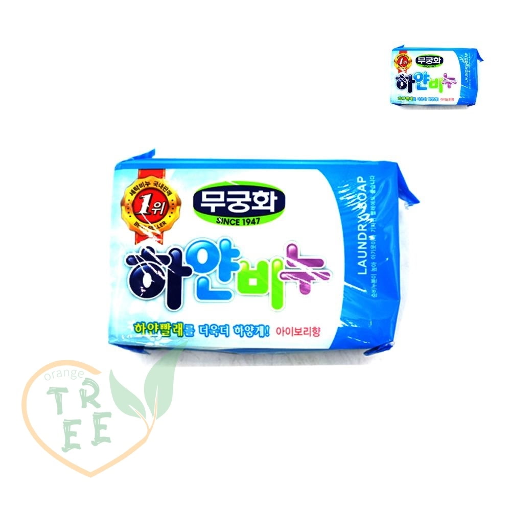 OT 무궁화 하얀 빨래 비누 아이보리 향 230g 아기세탁비누 속옷세탁비누 순한세탁비누 : 오렌지스토아