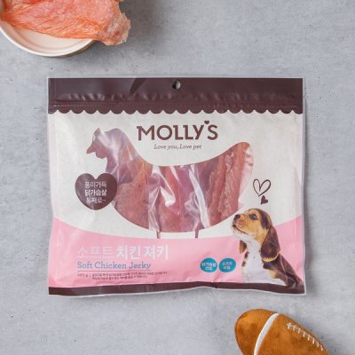 몰리스 소프트 치킨 져키 400g (대용량) : 마트윤