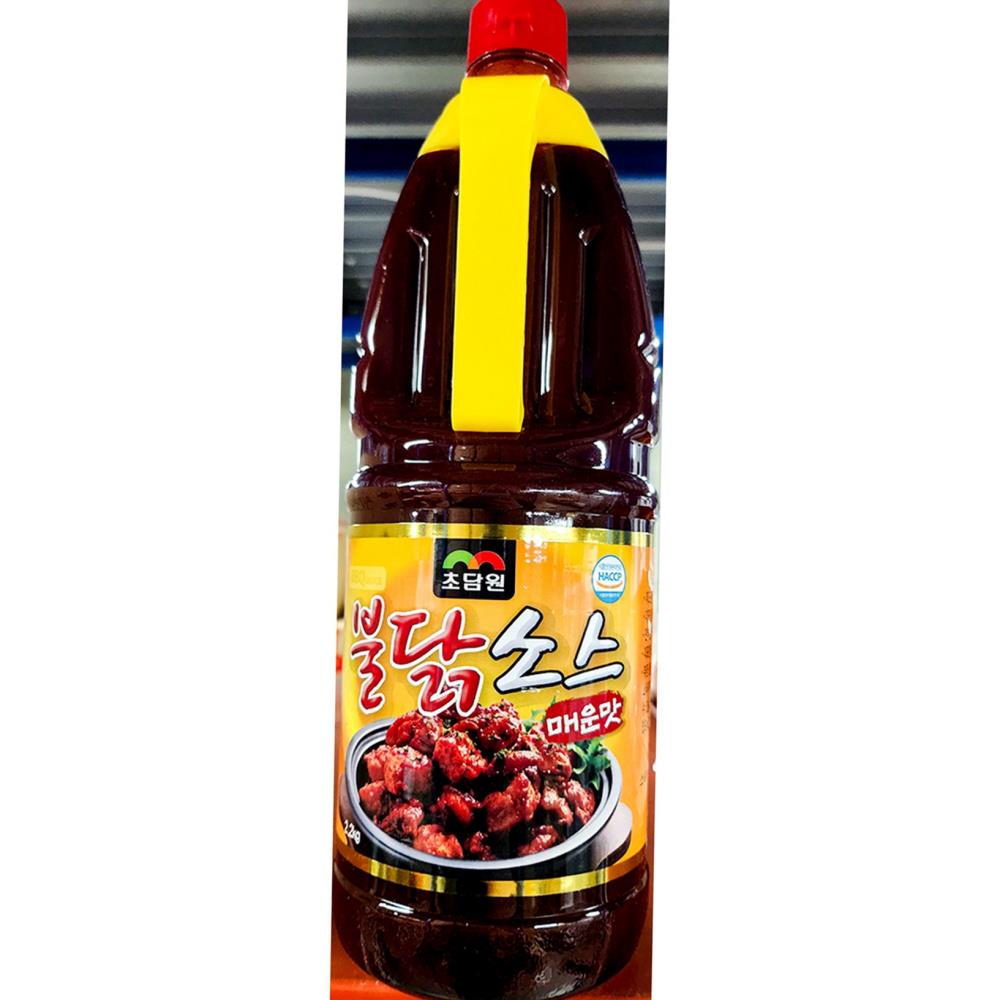불닭소스 초담원 매운맛 2k 식자재 업소용 식재료 식당용 대용량 단체 급식용 : 보이저상회