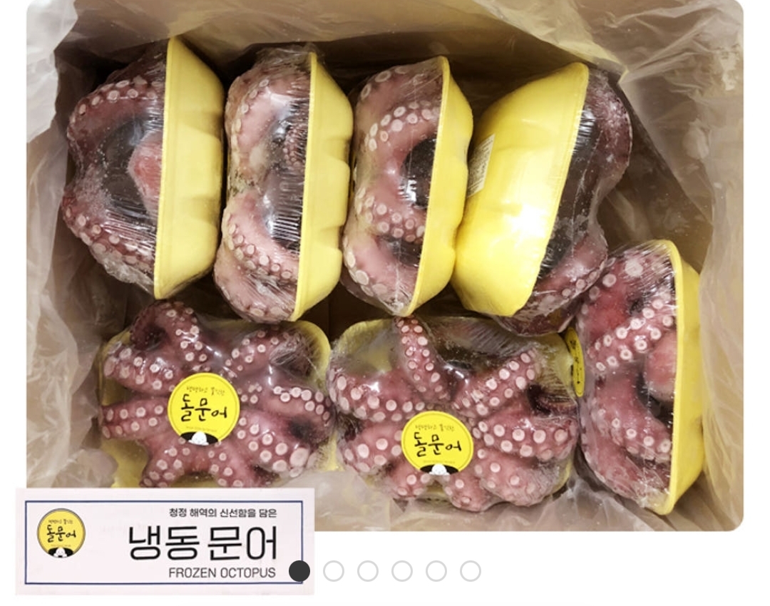 [도/소매 디프레시]국산 문어 냉동 자숙문어 한마리씩 트레이 포장 선물용 제수용 : 디프레시