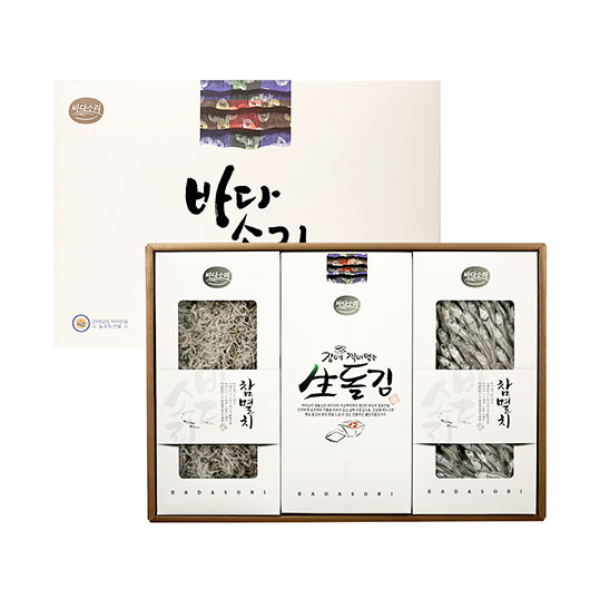 [바다소리] 보람1호 남해멸치 올리브유 곱창돌김 명절 선물세트 : 선해수산 바다소리
