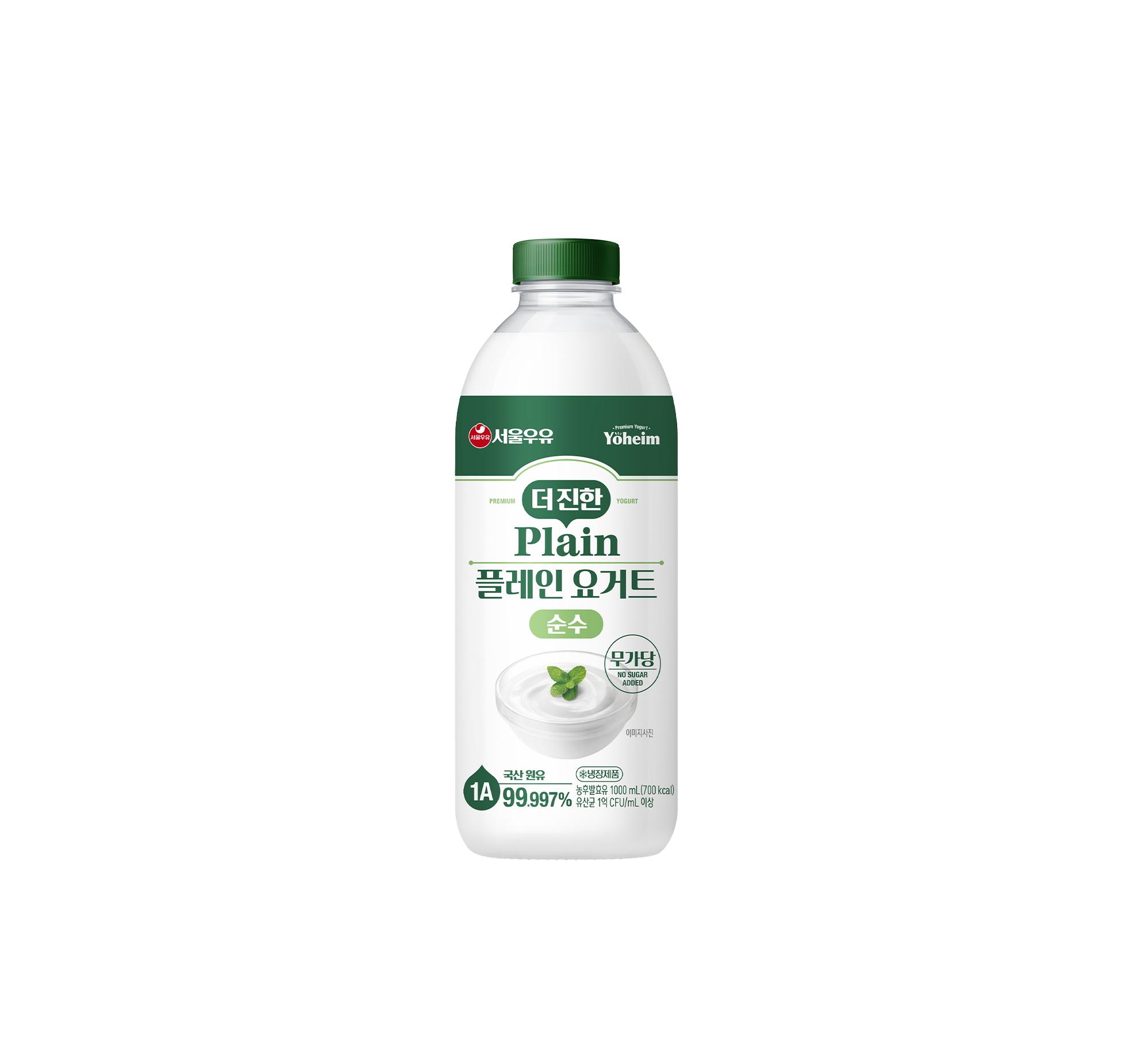 서울우유 더진한 플레인 요거트 1000ml 순수 : 더드림마켓몰