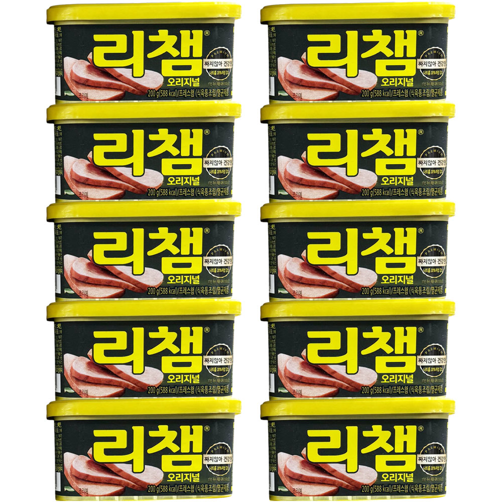 동원 리챔 오리지널 340g 10개 캔햄 통조림햄 : 키토식단푸드